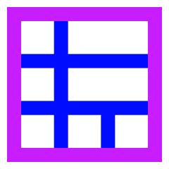 Layout Window 48 Icon from Sharp Neon Set