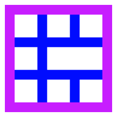 Layout Window 54 Icon from Sharp Neon Set