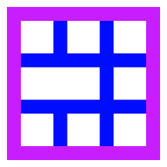 Layout Window 55 Icon from Sharp Neon Set