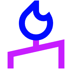 Candle Icon from Sharp Neon Set