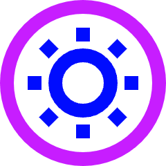 Light Display Mode Icon from Sharp Neon Set