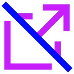 Block Link Icon from Sharp Neon Set