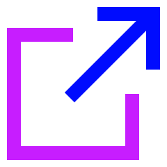 Link Share 2 Icon from Sharp Neon Set