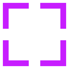 Fit Screen Icon from Sharp Neon Set