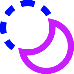 Pathfinder Circle Minus Back 2 Icon from Sharp Neon Set