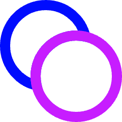 Pathfinder Circle Trim Icon from Sharp Neon Set