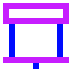 Projector Screen Icon from Sharp Neon Set