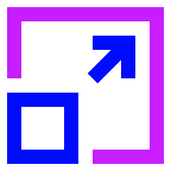 Maximize 2 Icon from Sharp Neon Set