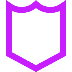 Shield 2 Icon from Sharp Neon Set