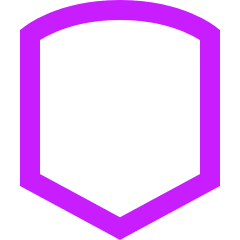 Shield 3 Icon from Sharp Neon Set