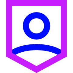 User Protection 2 Icon from Sharp Neon Set