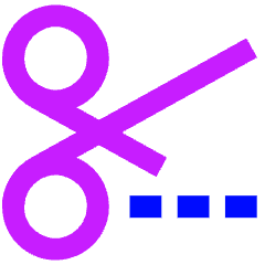 Cut Icon from Sharp Neon Set