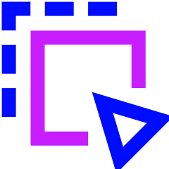 Multi Select Cursor Icon from Sharp Neon Set
