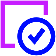 Select App Object Mark Icon from Sharp Neon Set