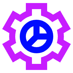 Cog 2 Icon from Sharp Neon Set