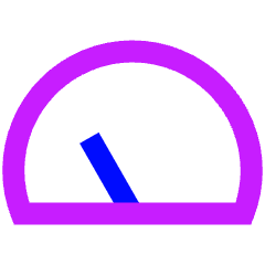 Dashboard Gauge Low 2 Icon from Sharp Neon Set