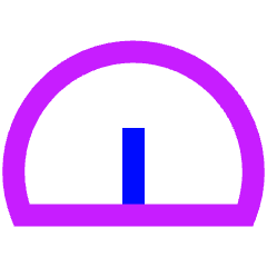 Dashboard Gauge Medium 2 Icon from Sharp Neon Set