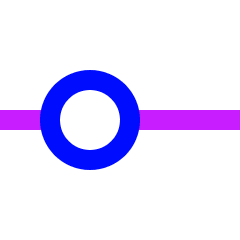 Horizontal Slider 1 Icon from Sharp Neon Set