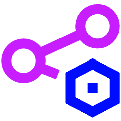 Share Setting Bolt Nut Icon from Sharp Neon Set