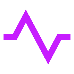 Wave Signal Icon from Sharp Neon Set