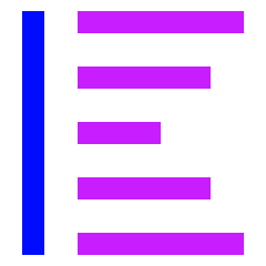 Align Left 2 Icon from Sharp Neon Set