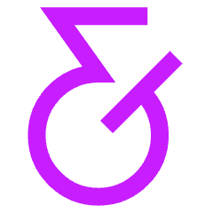 Ampersand Icon from Sharp Neon Set