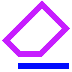 Eraser Icon from Sharp Neon Set