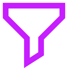 Filter 2 Icon from Sharp Neon Set