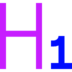 Heading 1 Paragraph Styles Heading Icon from Sharp Neon Set