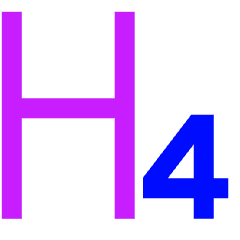 Heading 4 Paragraph Styles Heading Icon from Sharp Neon Set