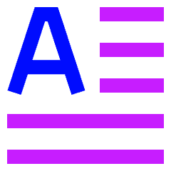 Initial Letter Icon from Sharp Neon Set