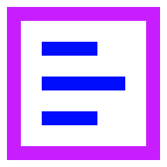 List Icon from Sharp Neon Set