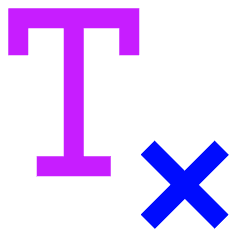 Remove Text Formatting Sentence Icon from Sharp Neon Set