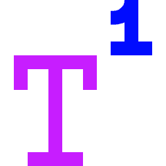 Superscript 2 Icon from Sharp Neon Set