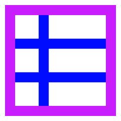 Table Icon from Sharp Neon Set