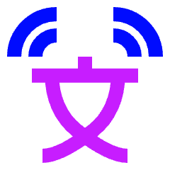 Text To Speech 2 Icon from Sharp Neon Set