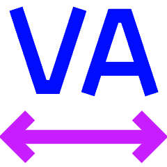 Text Tracking Icon from Sharp Neon Set