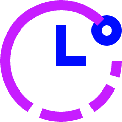 Countdown Timer Icon from Sharp Neon Set