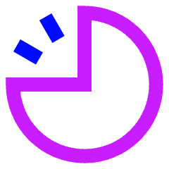Timer Nine Icon from Sharp Neon Set
