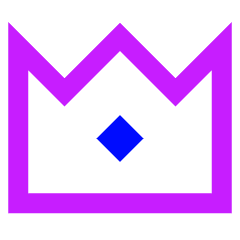 Crown Icon from Sharp Neon Set