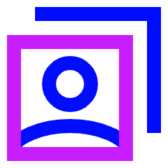 User Multiple Accounts Icon from Sharp Neon Set