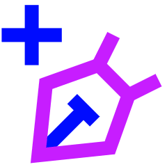 Pen Tool Add Icon from Sharp Neon Set