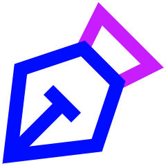Pen Tool Icon from Sharp Neon Set