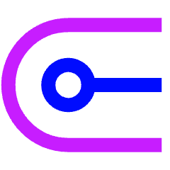 Round Cap Icon from Sharp Neon Set