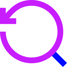 Zoom Reset Icon from Sharp Neon Set