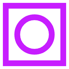Warp Fisheye Icon from Sharp Neon Set