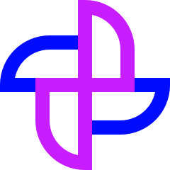 Pinwheel Icon from Sharp Neon Set