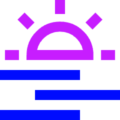 Sun Haze Icon from Sharp Neon Set