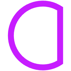 Waning Gibbous Moon Icon from Sharp Neon Set