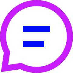 Chat Bubble Text Oval Icon from Sharp Neon Set
